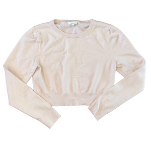 Talula Women's Crop Top Long Sleeve Sweater Size Large